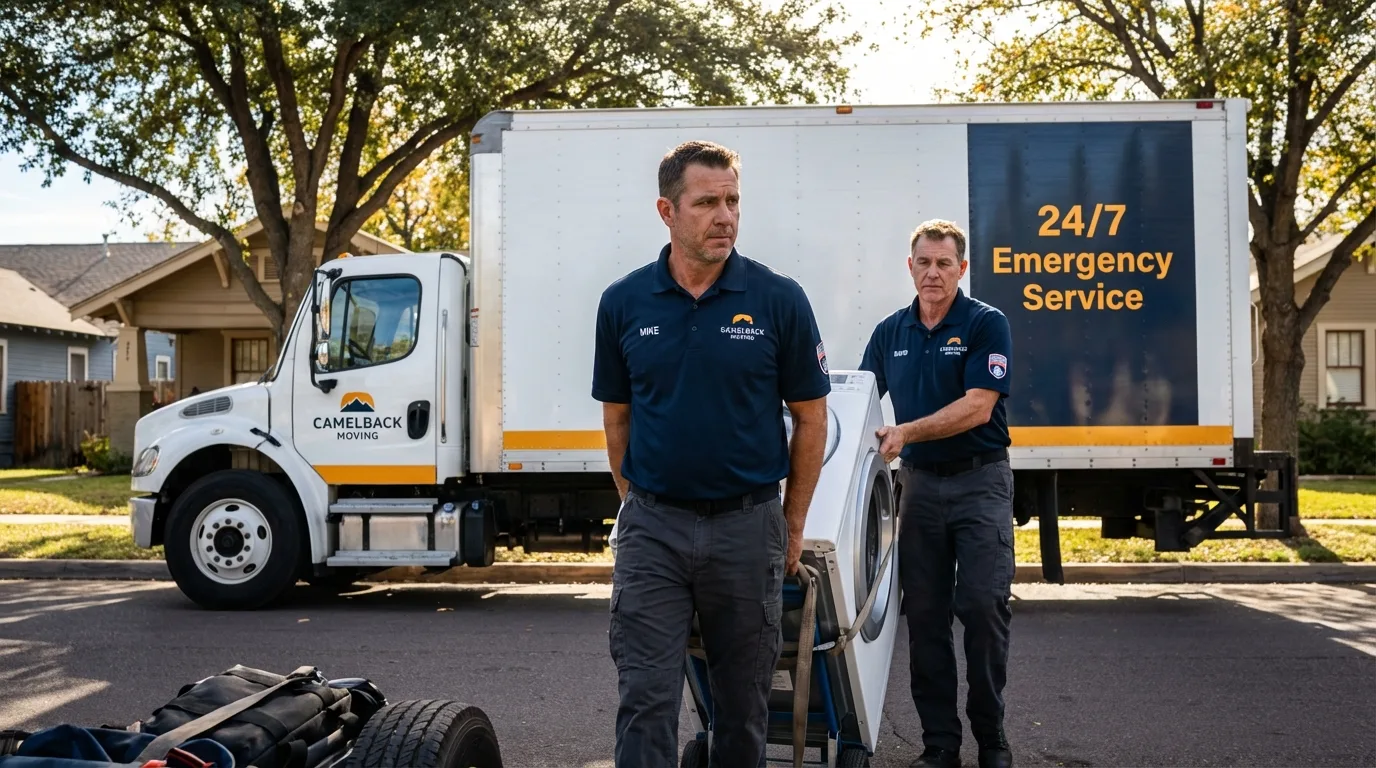 CamelBack Moving crew loading furniture in Bayville, NJ