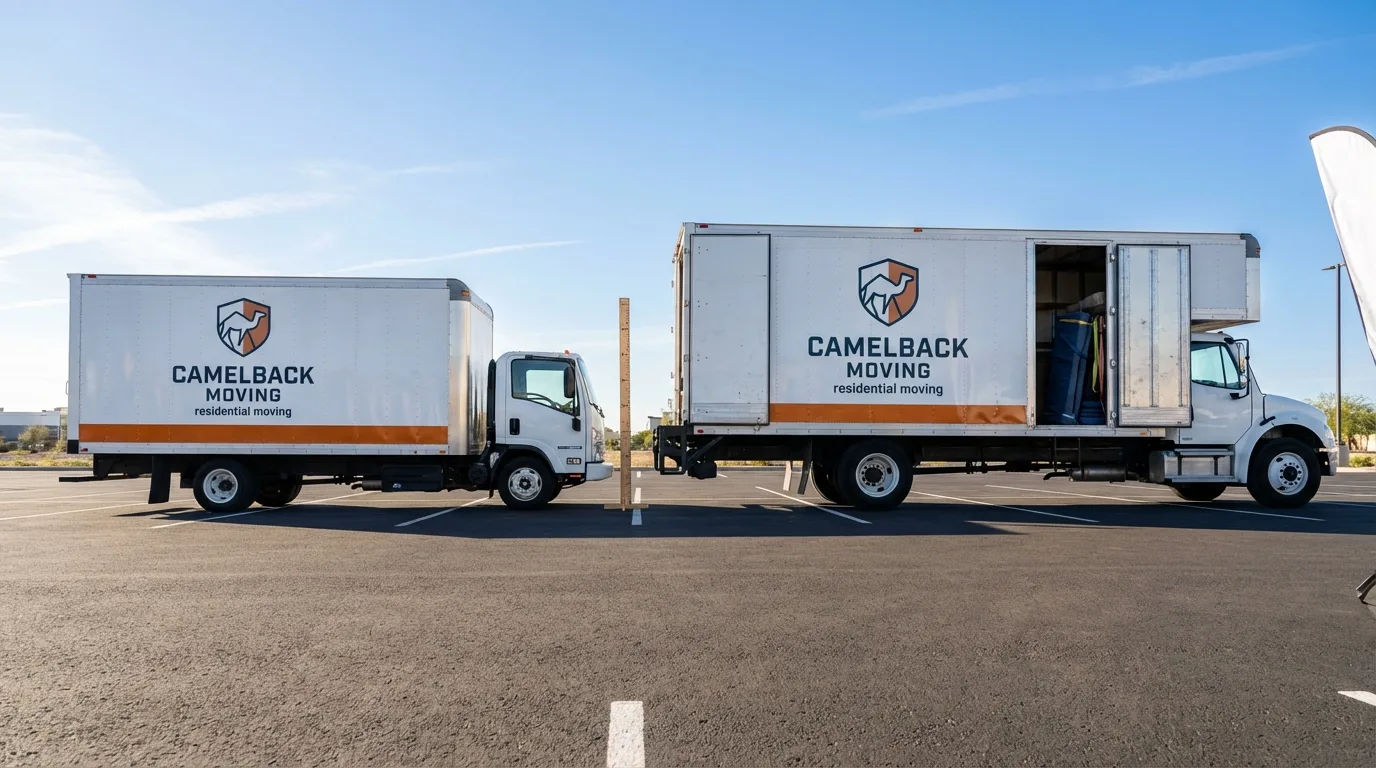 Moving truck size capacity guide in Bayville